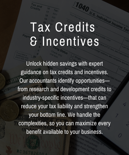 tax credits and incentives (1)